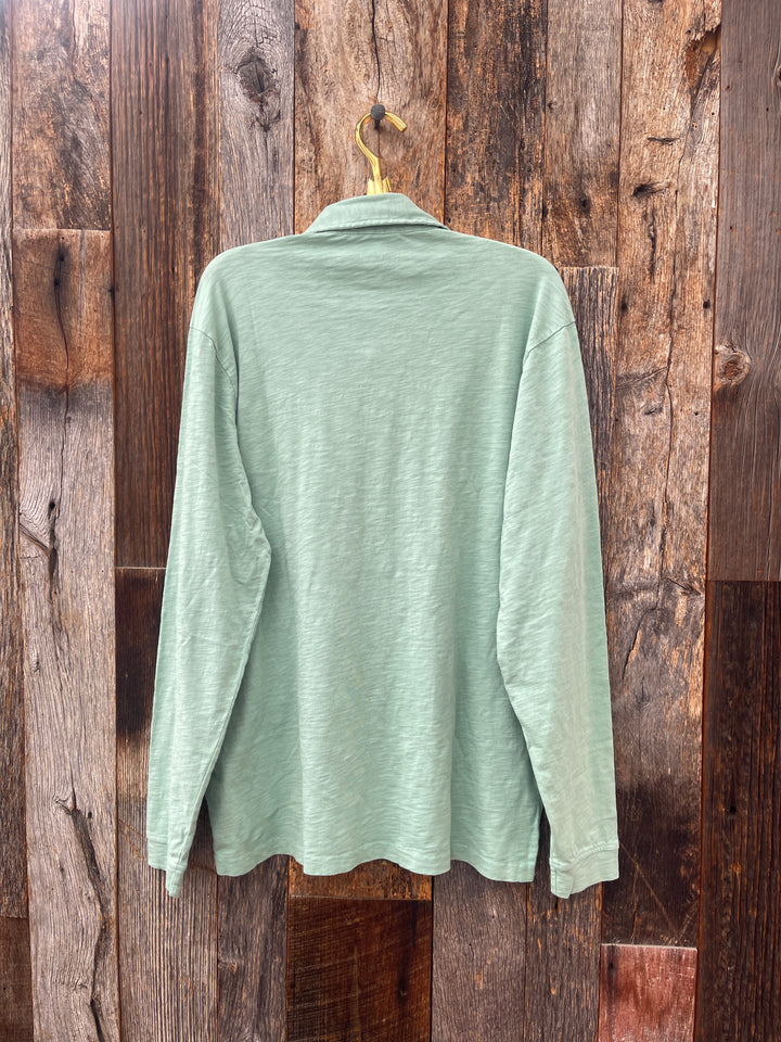 True Grit Heritage Slub W/ L/S Polo Surf