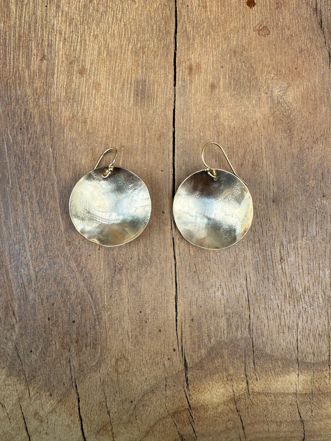 CLP Large Concave Earrings GF