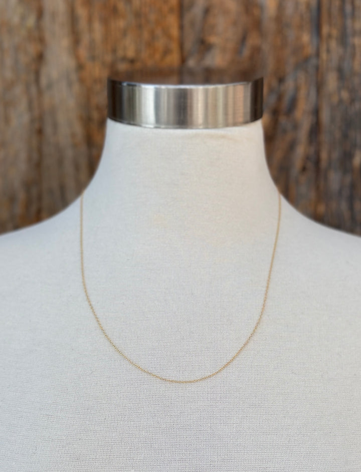 CLP Gold Fill Threader Chain 22"