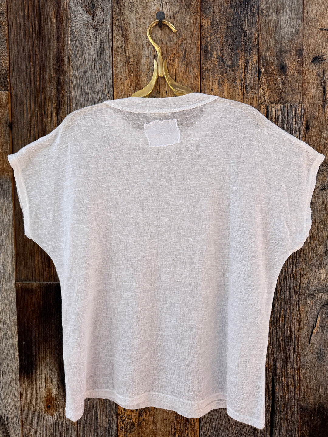 Milio Milano Lightweight Boyfriend Shirt White