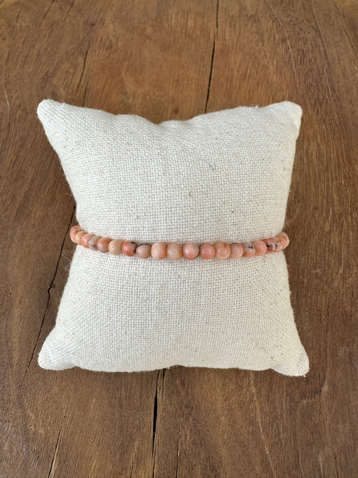 River Song Antique Pink Coral Bracelet