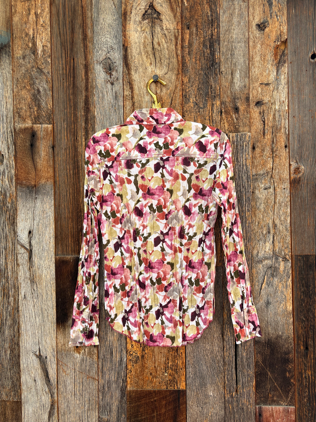 Cino Camden Floral Cayenne Button Down Shirt