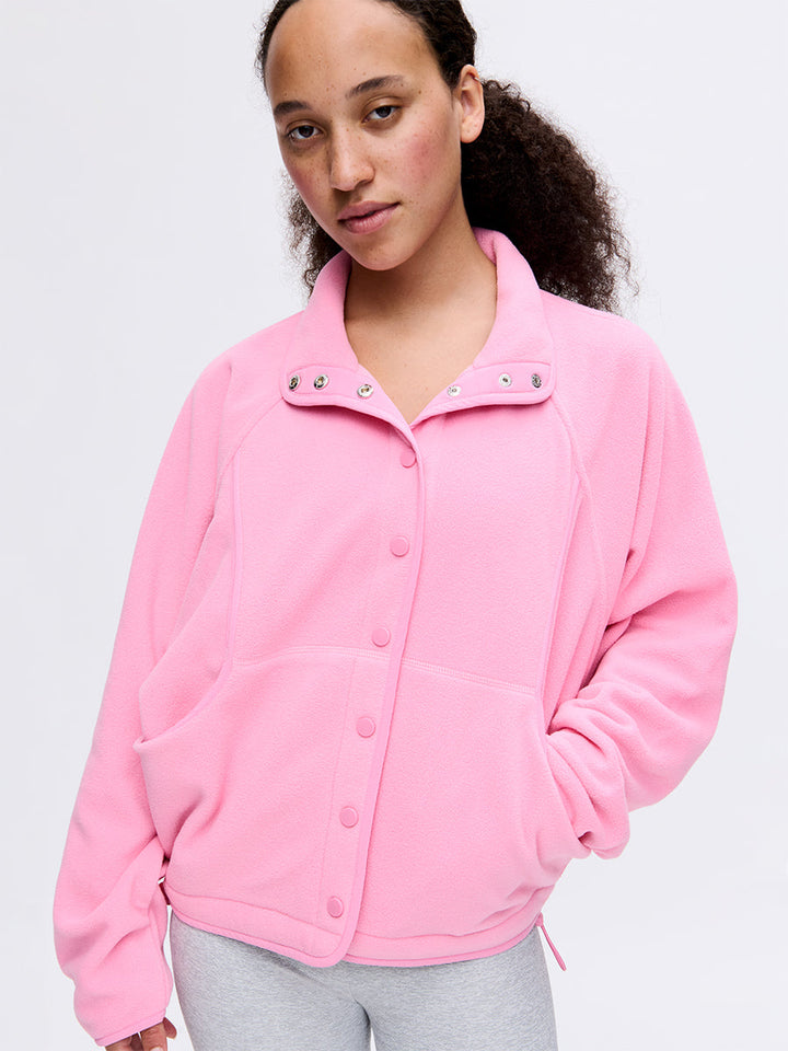 Outdoor Voices RecFleece Snap Jacket Sorbet