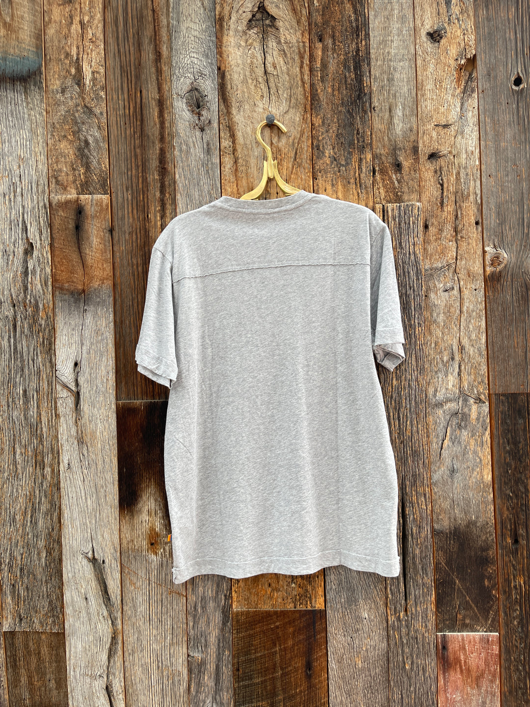 True Grit Secret Wash S/S Crew Neck Heather Grey
