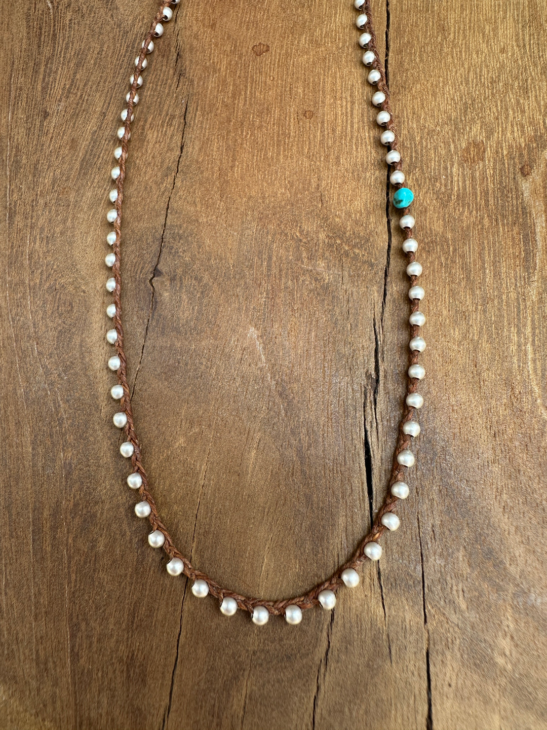 Minetta Nali on Walnut w/ Turquoise Accent