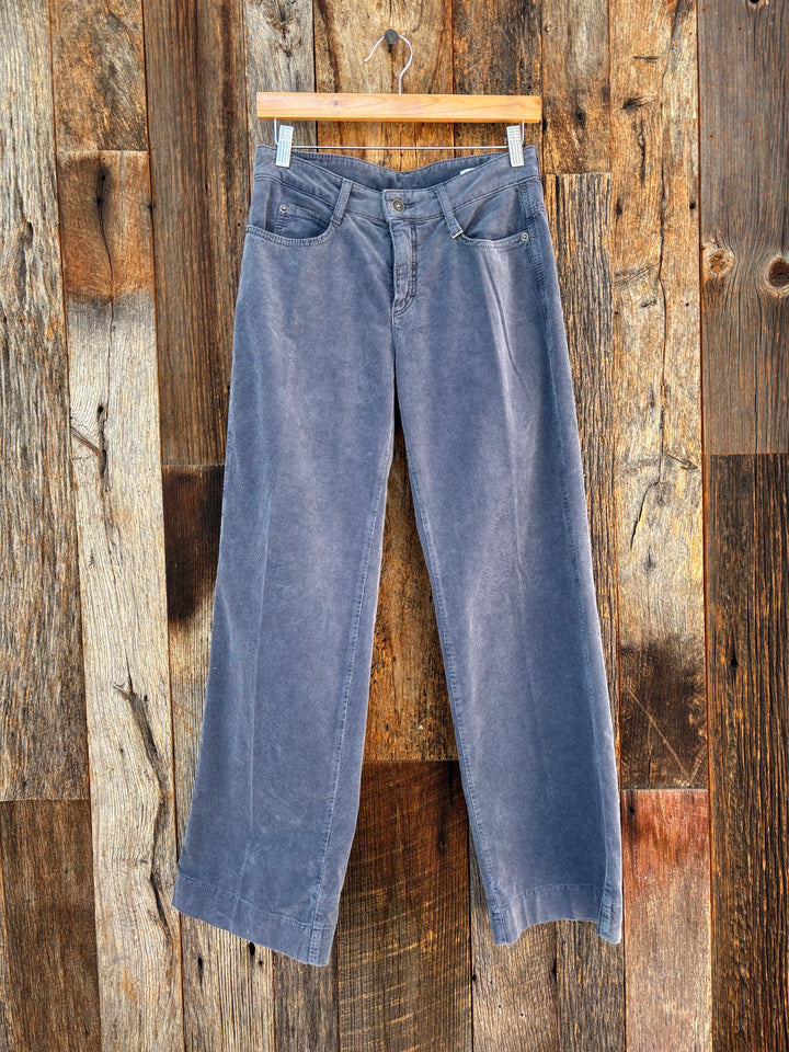 MAC Jeans Corduroy Wide Leg Dream Pants Blue