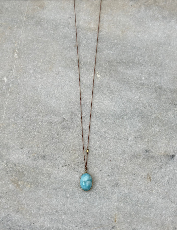 Margaret Solow Larimar 14K LC-LAR 1