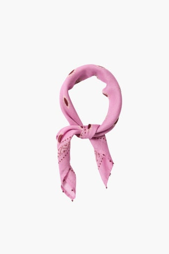 Chan Luu Sundial Dot Bandana Pastel Lavender