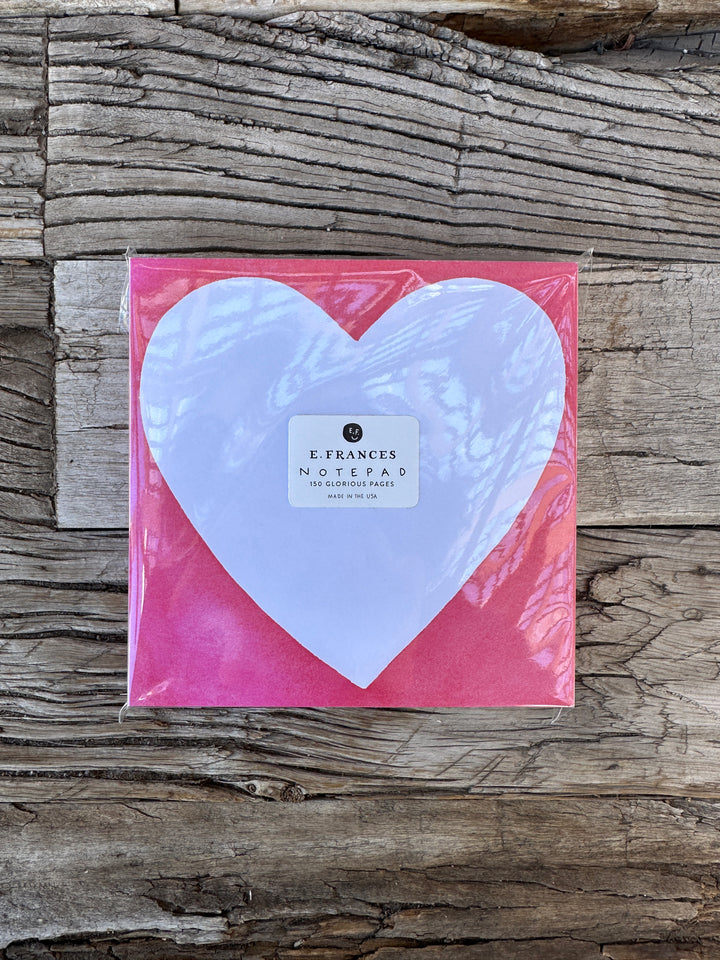 E. Frances Paper Chubby Heart Notepad