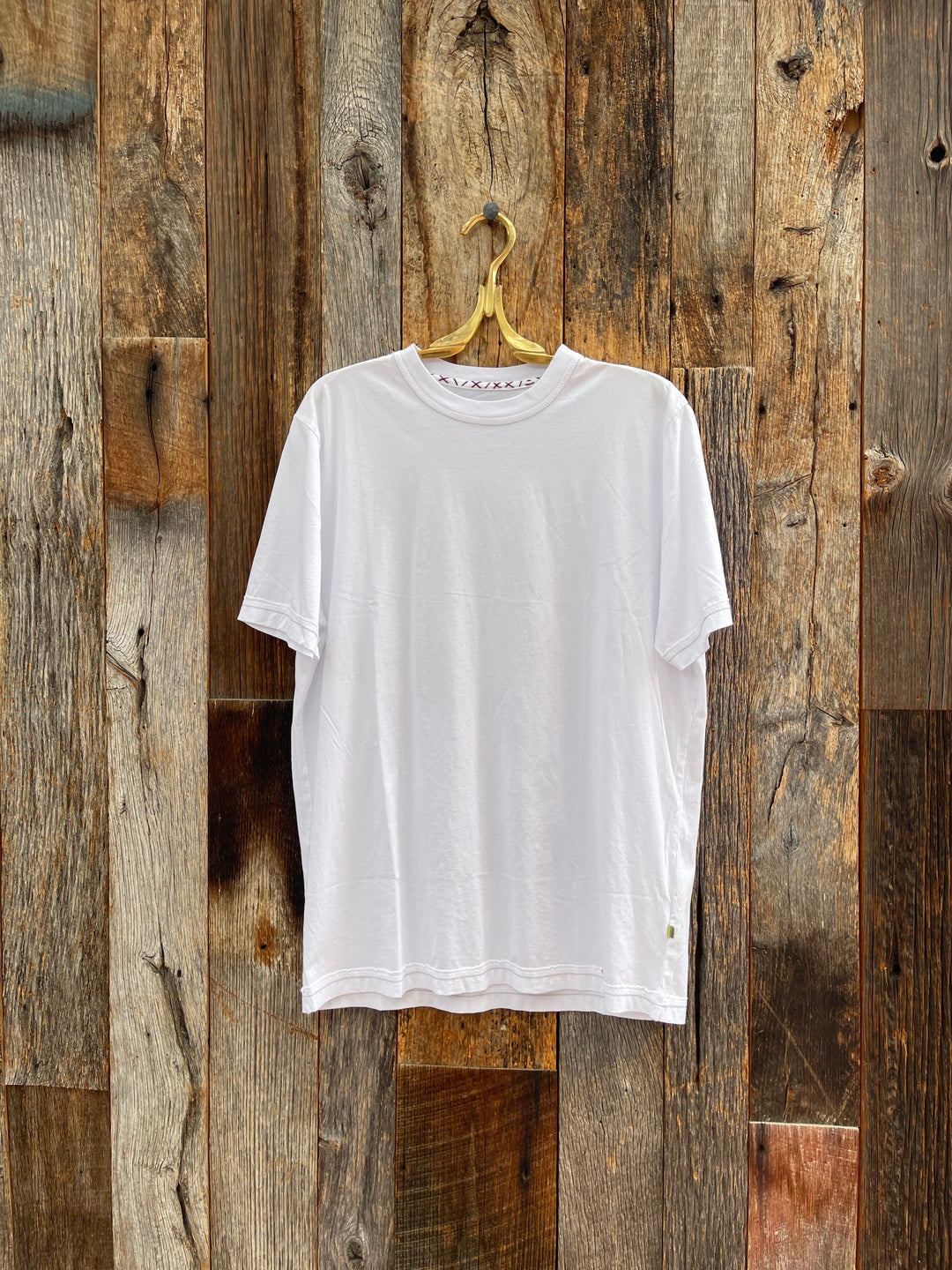 True Grit Secret Wash S/S Crew White