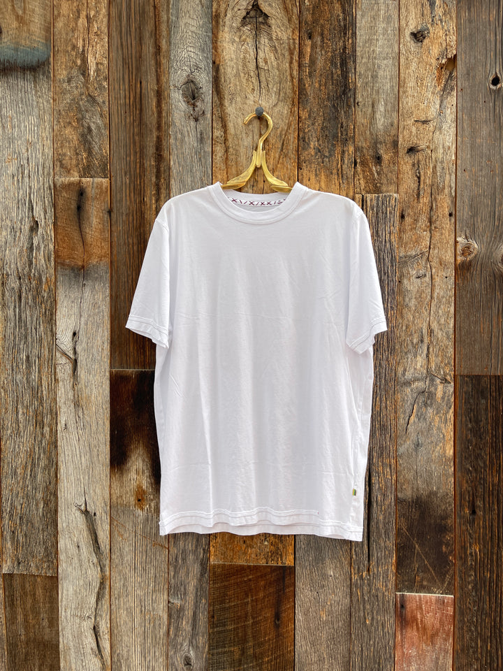 True Grit Secret Wash S/S Crew White
