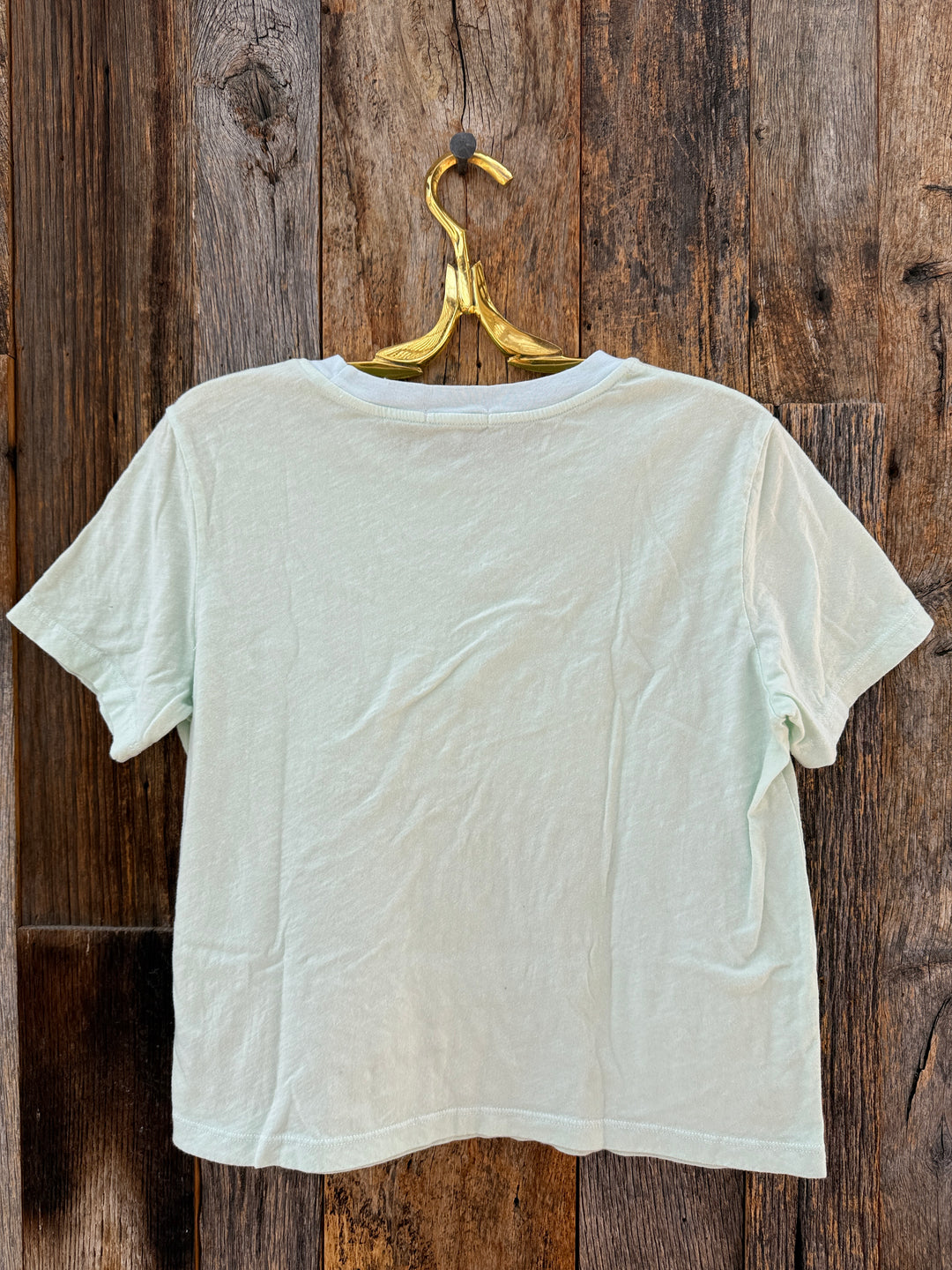 Sundry Boxy Crew Tee Sheer Blue