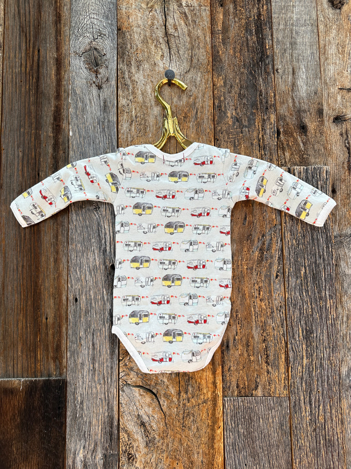 Milkbarn Organic L/S One Piece Vintage Trailers
