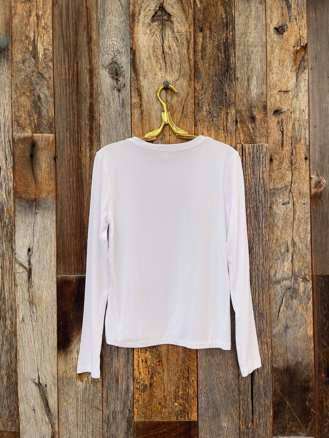 Dylan L/S Modern Tee White