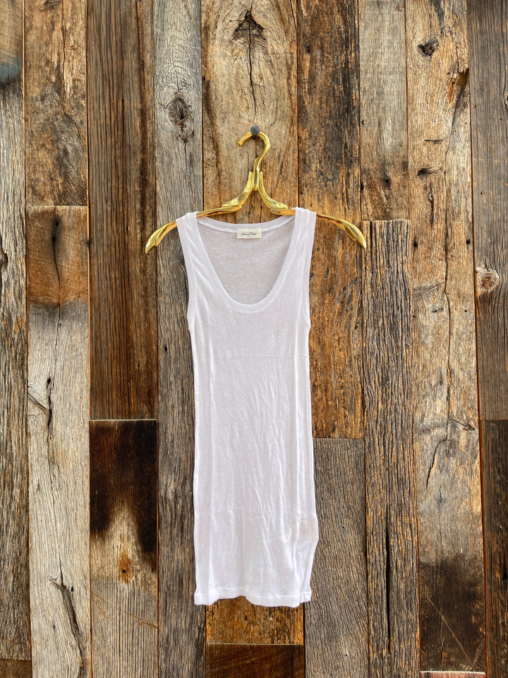 American Vintage Massachusetts Tank Blanc MAS00H25