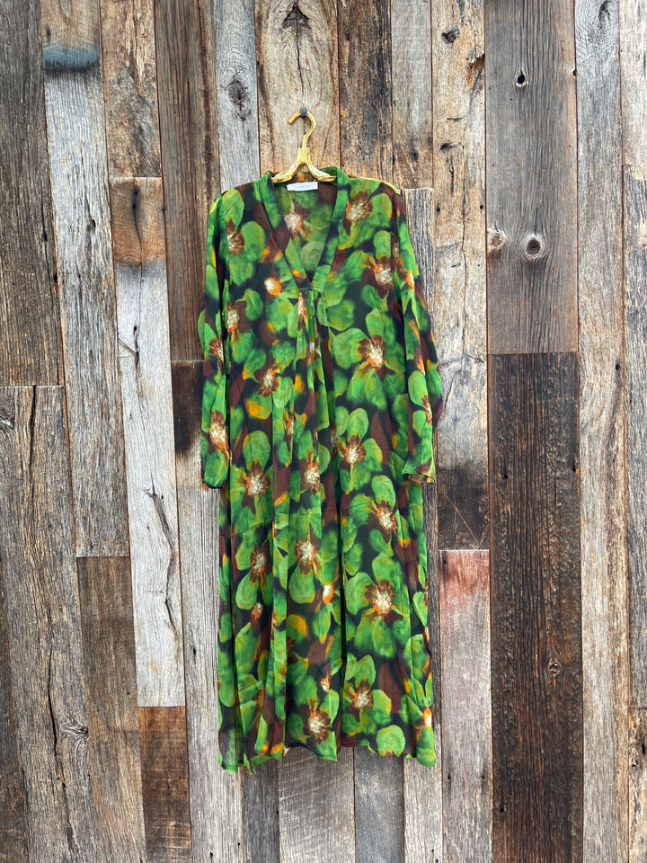 Chan Luu Renata Silk Chiffon Dress PC-DR-3517 Primrose Green