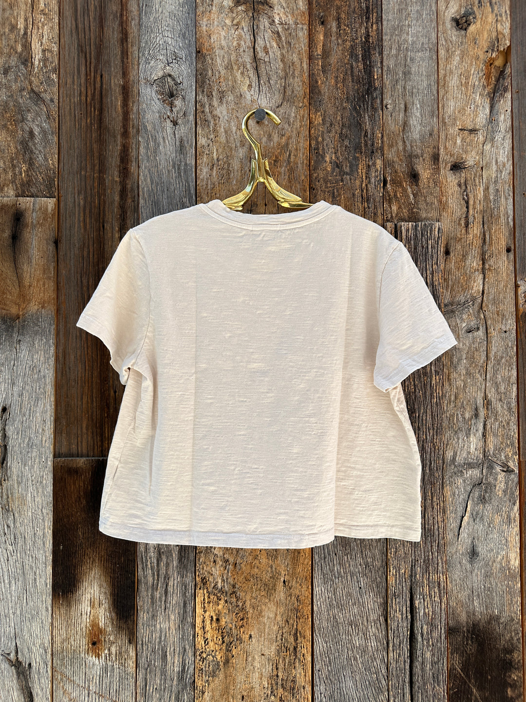 It Is Well Crop Tee T1850 Natural