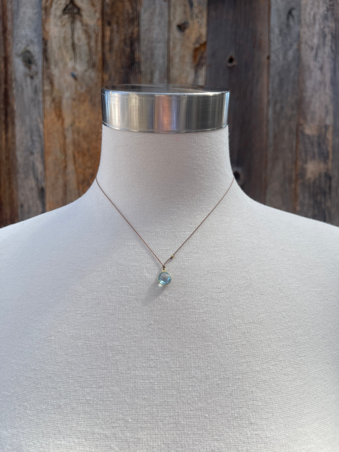 Margaret Solow Blue Topaz 18K LC-BT/R