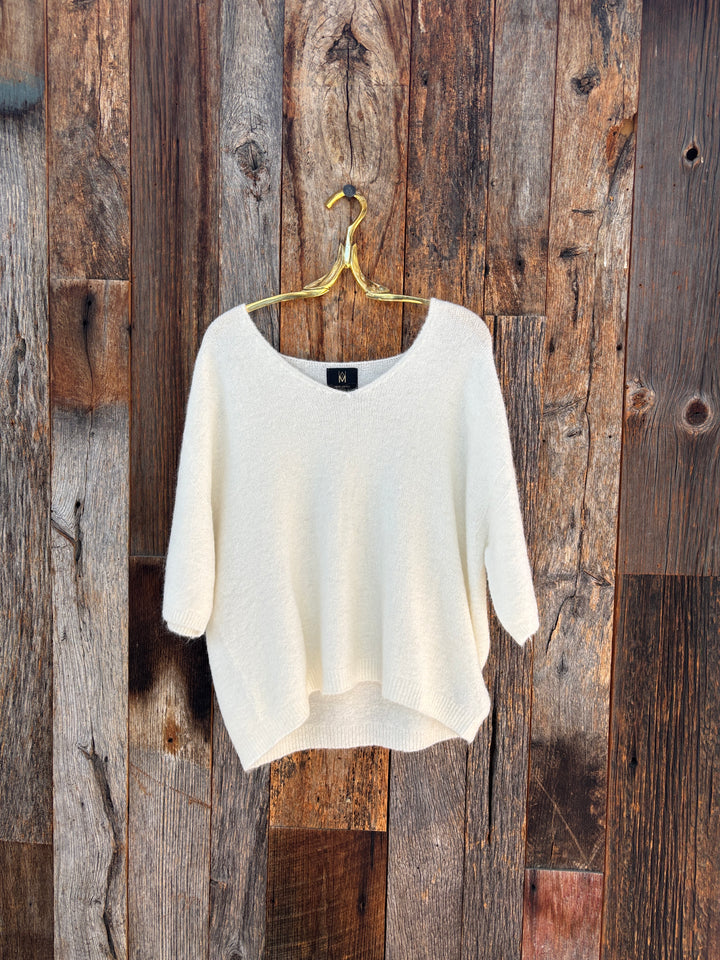 Milio Milano Boucle Knit Panna Cotta