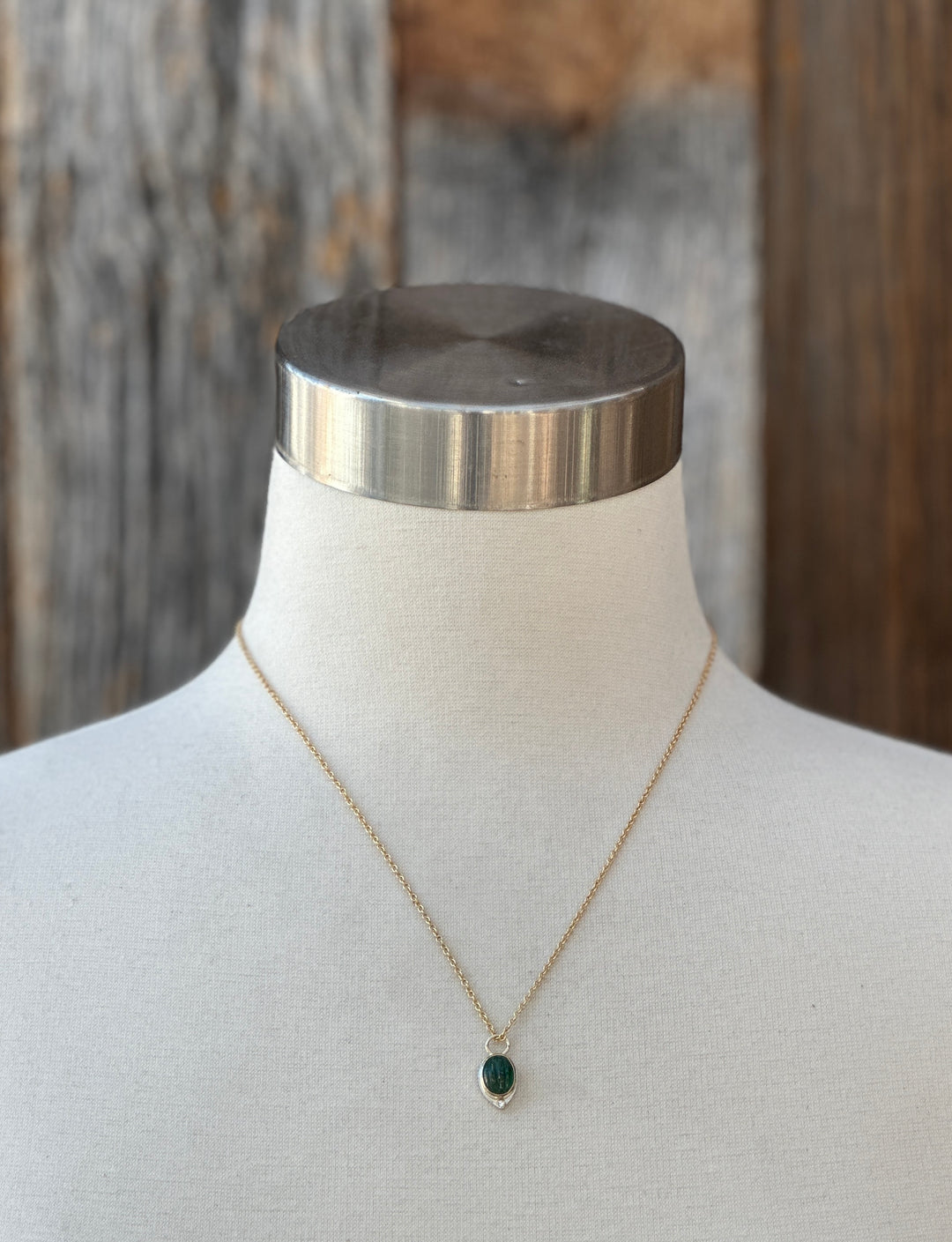 Robin M Designs Emerald Charm 14K/SS/1.75m Diamond