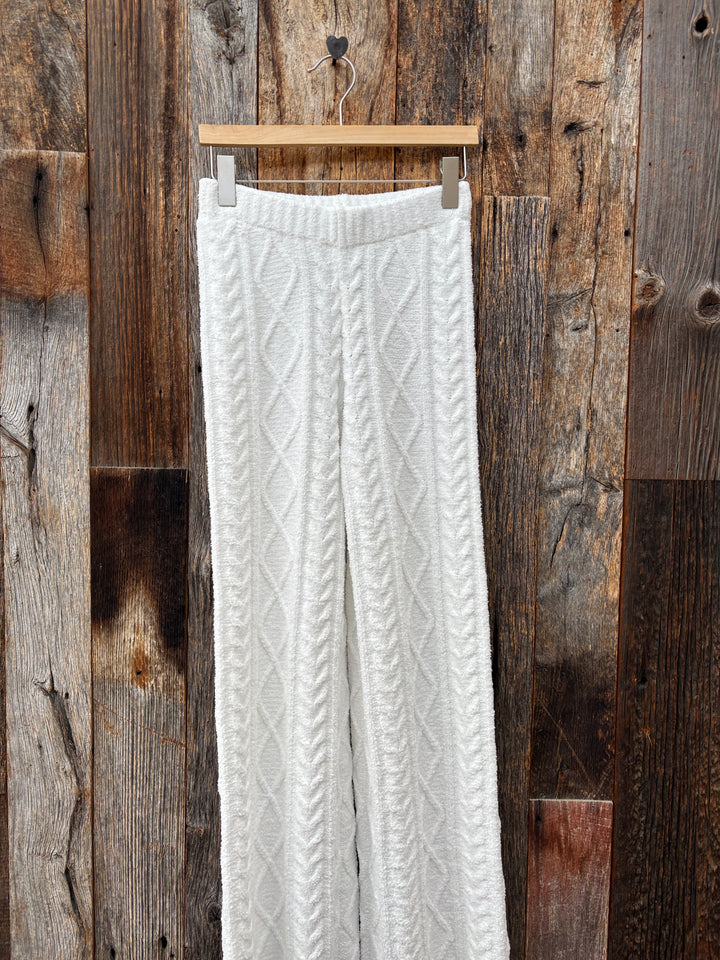 Z Supply Gemma Cable Pant Vanilla Ice