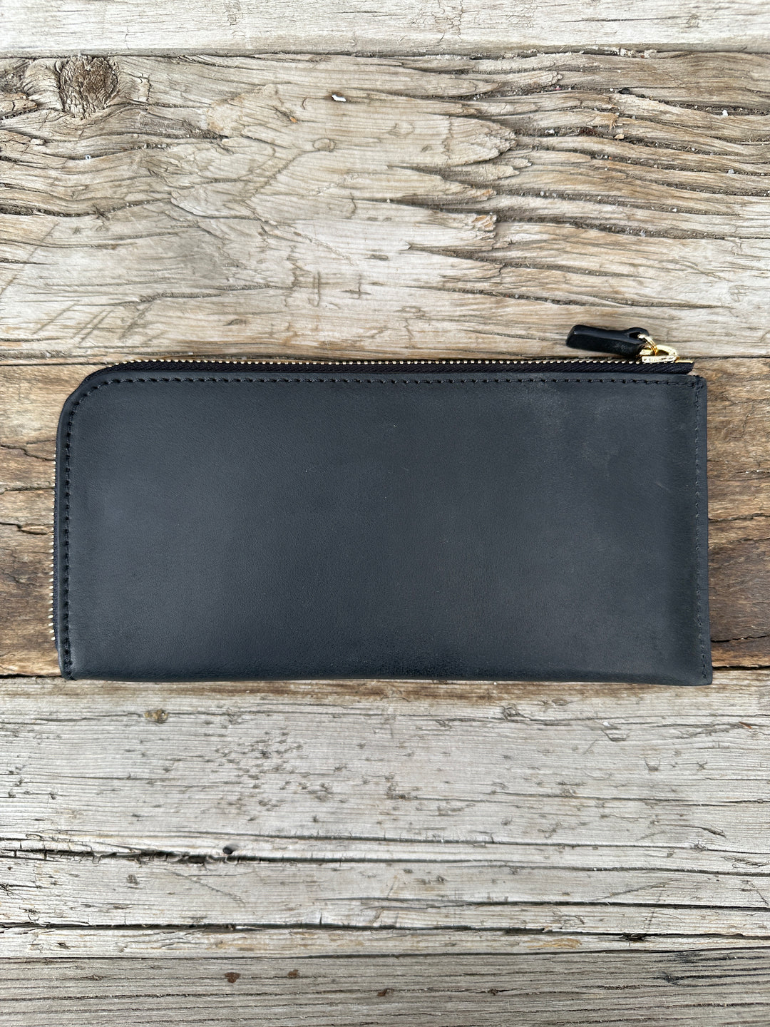 8.6.4 Wallet Zip Long Leather Black