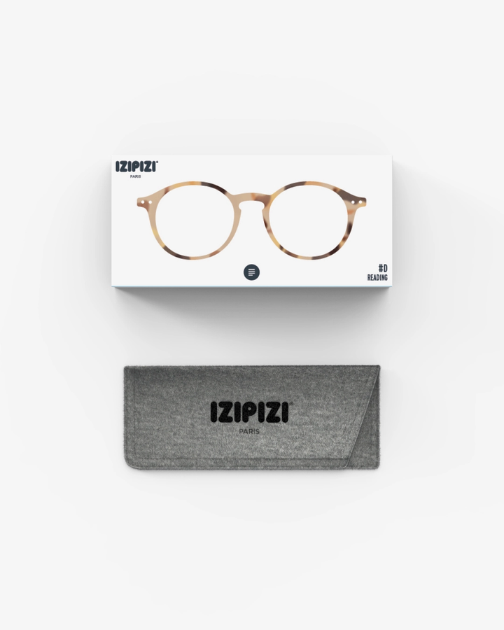 Izipizi Reading Glasses - D - Light Tortoise