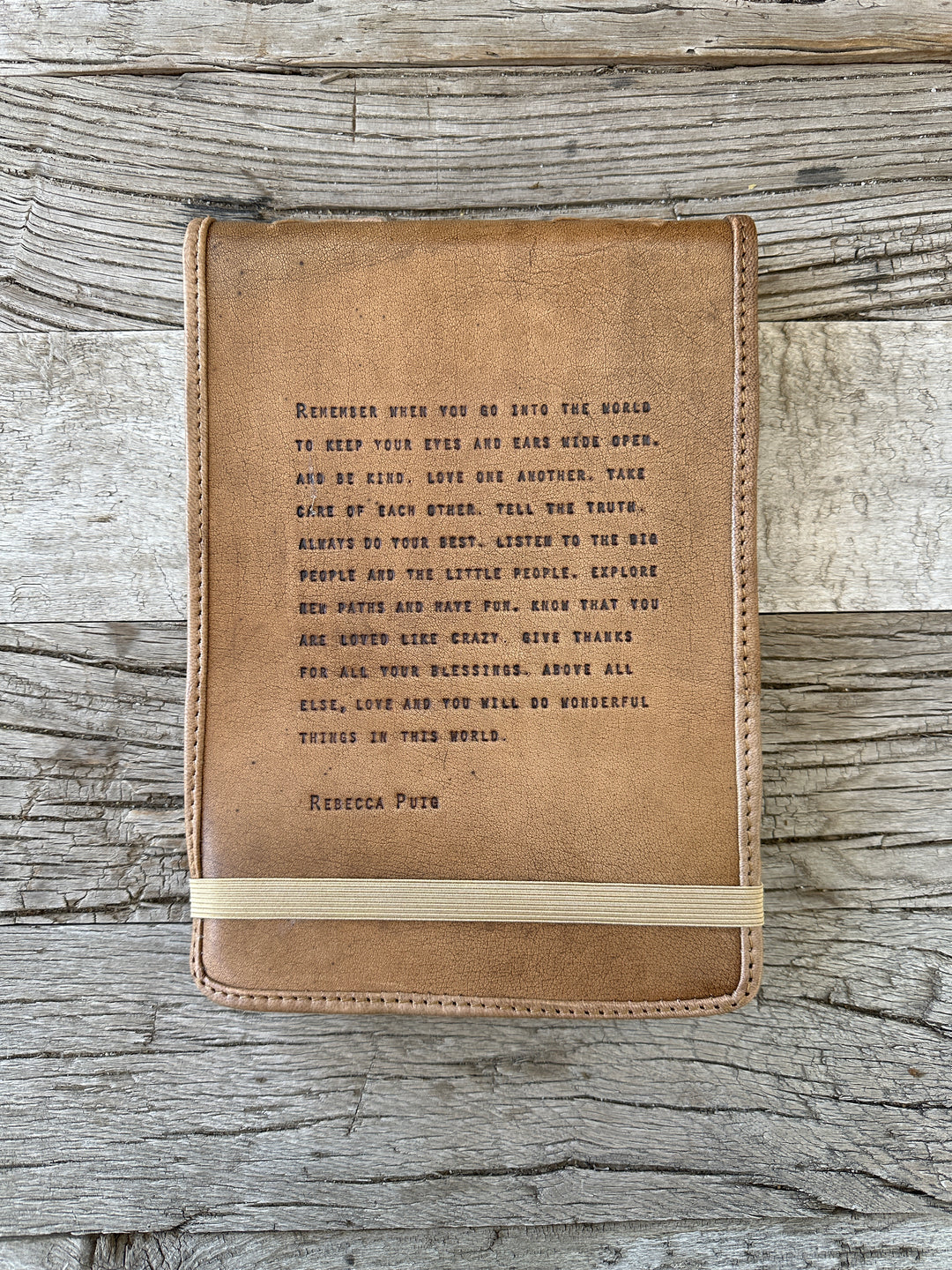 Sugarboo Journal Large Remember When Leather 7"x9.75" LJ173
