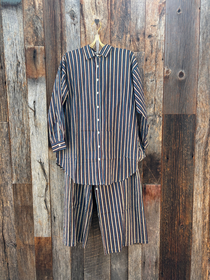 Chan Luu DF-PJ-7502 Blue Stripe