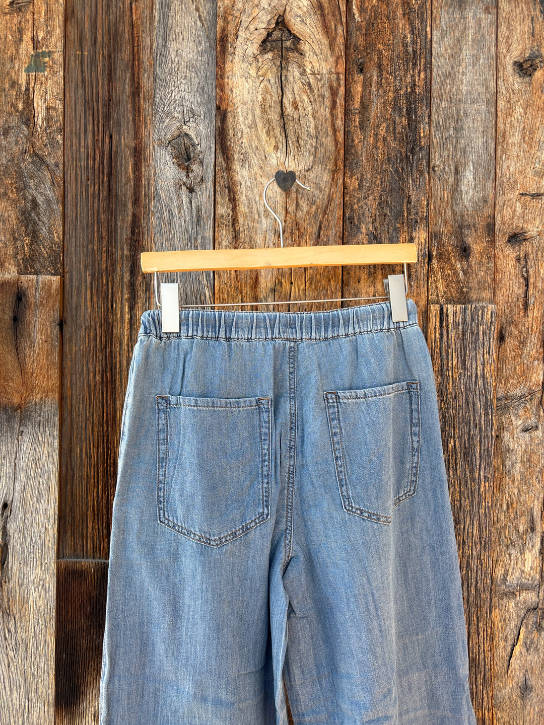 Lilla P Denim Pant Blue Wash