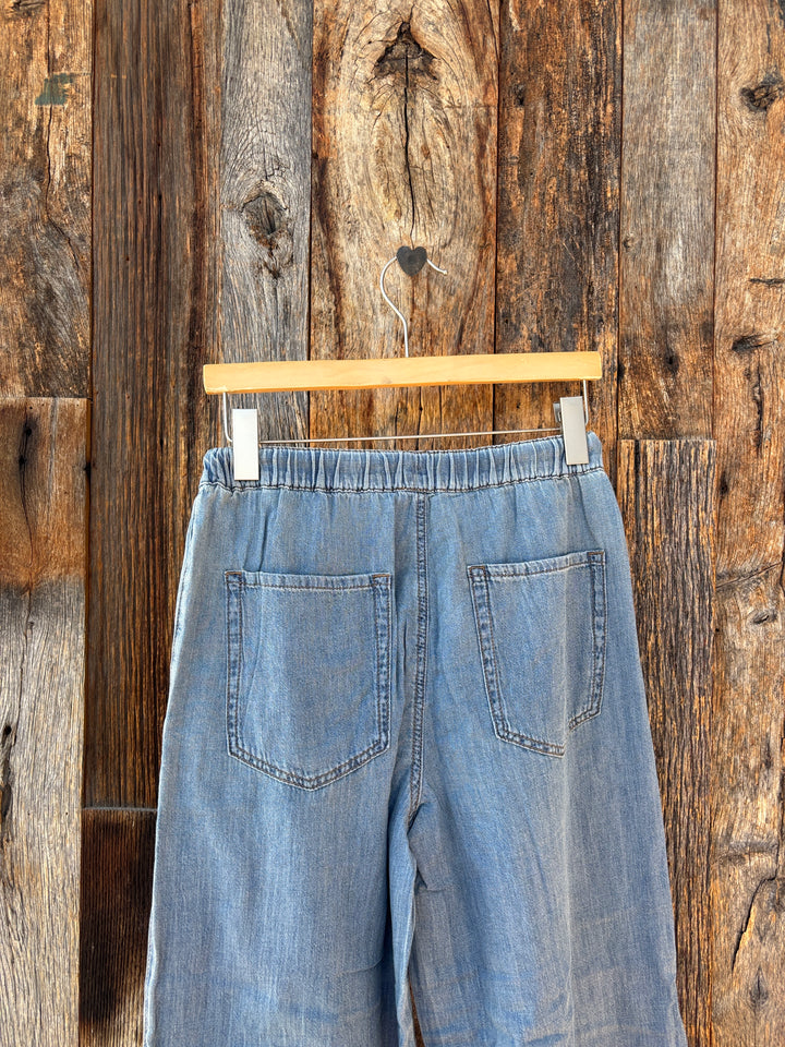 Lilla P Denim Pant Blue Wash