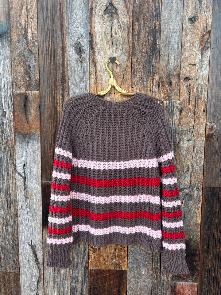 Wooden Ships North Pole Striped Crew Super Chunky Dark Dusk