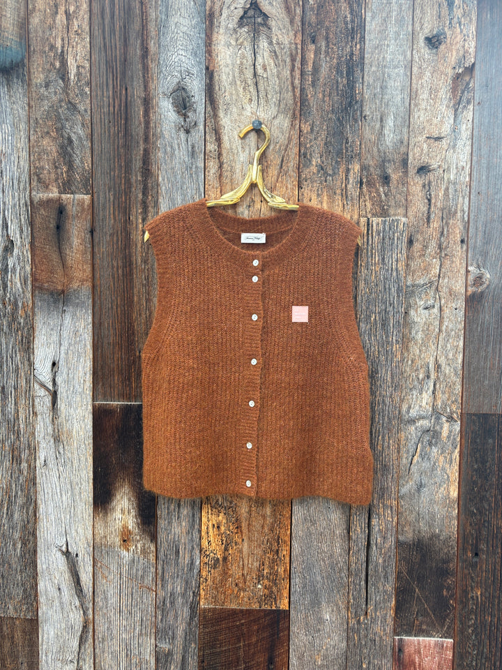 American Vintage Cardigan East Melange Squirrel