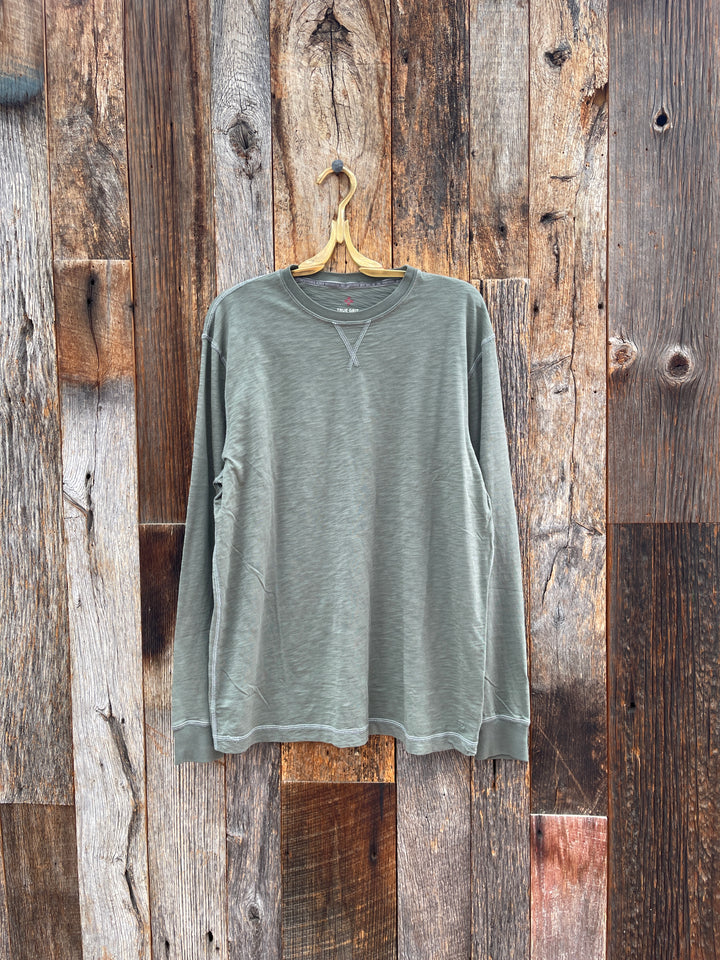 True Grit Heritage Slub L/S Crew Timber