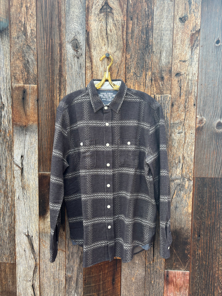 True Grit Tribal L/S 2 Pockets Shirt Black