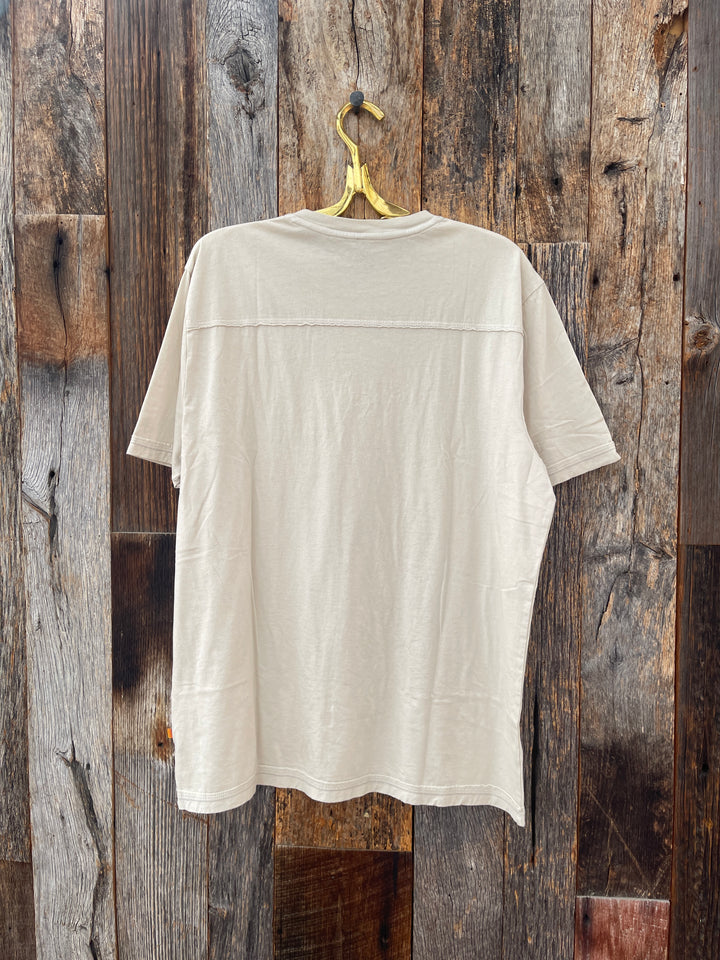 True Grit Secret Wash S/S Crew Neck Smoke