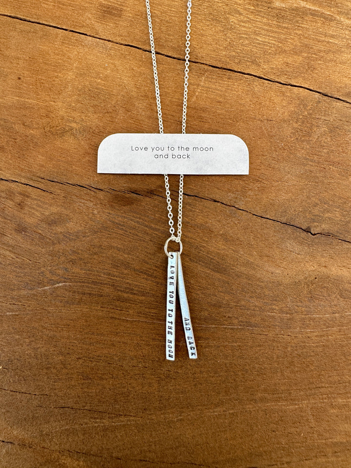 Chocolate & Steel Love You To The Moon 16"-18" SS