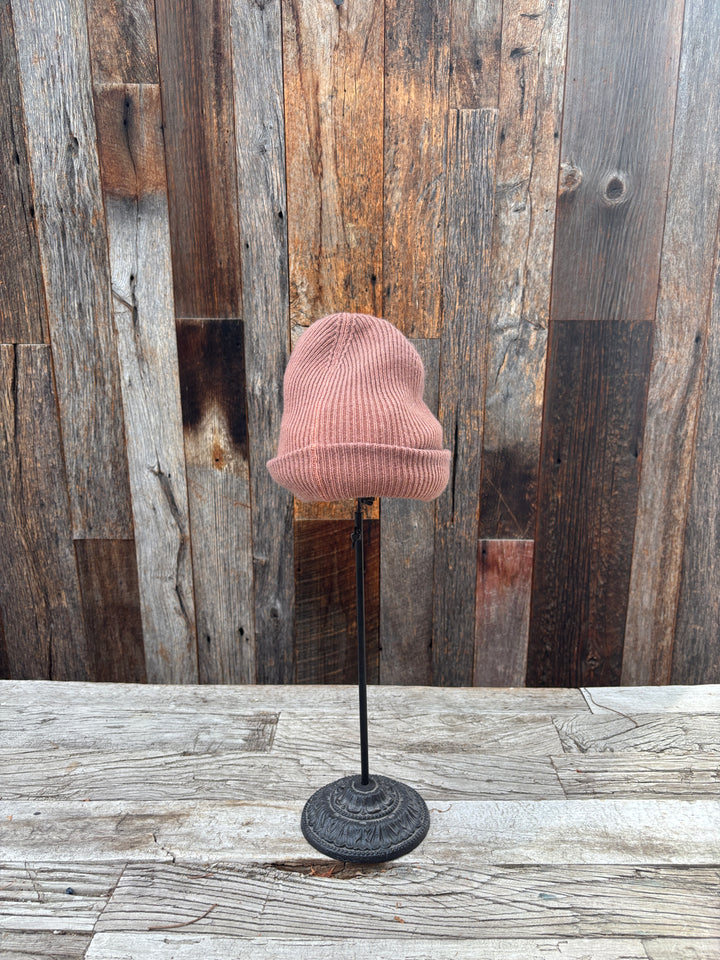 Scarf Shop Merino/Cashmere Hat Rosewood