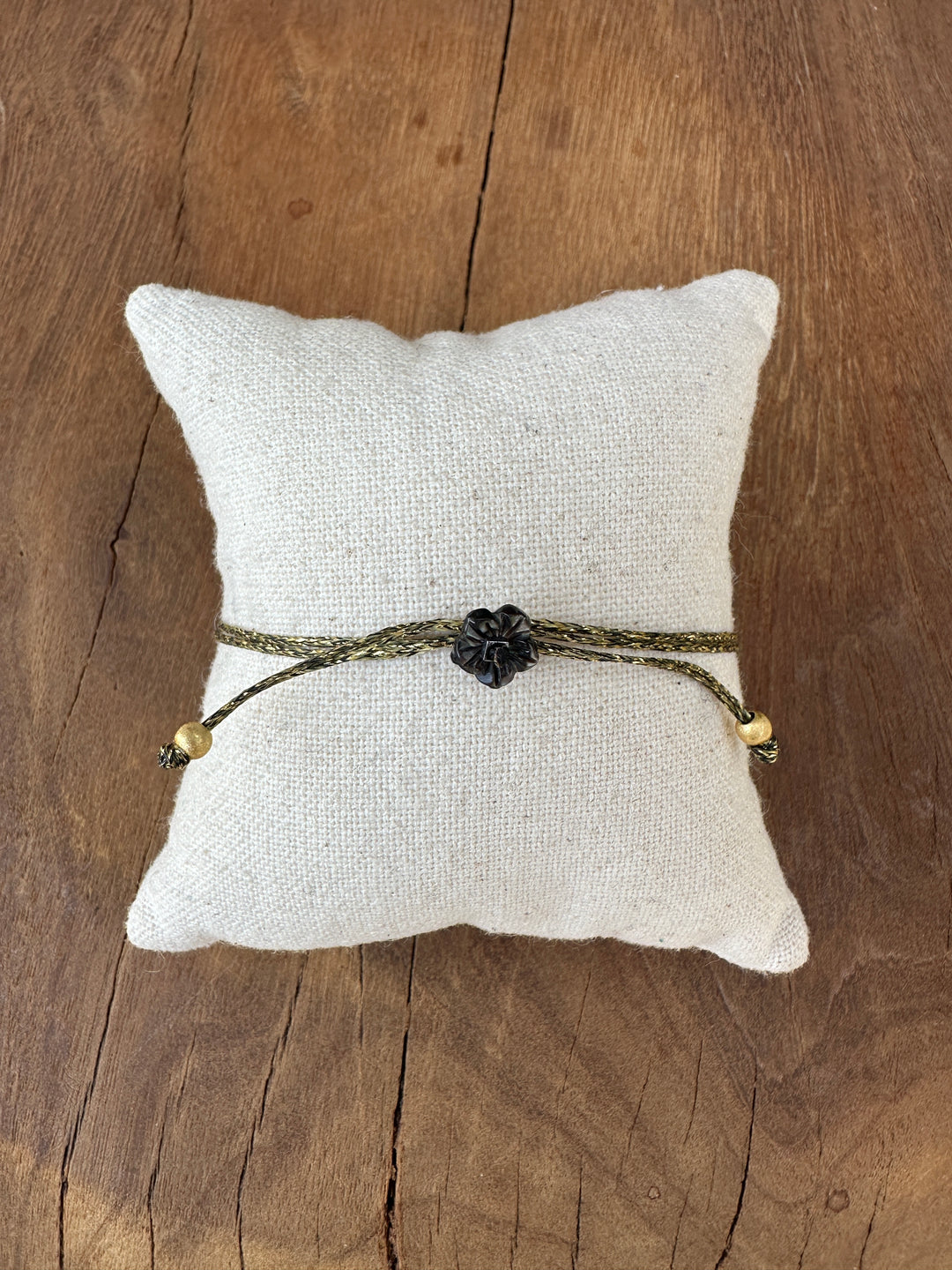 River Song Golden Bar on Gold Bracelet 24K GV