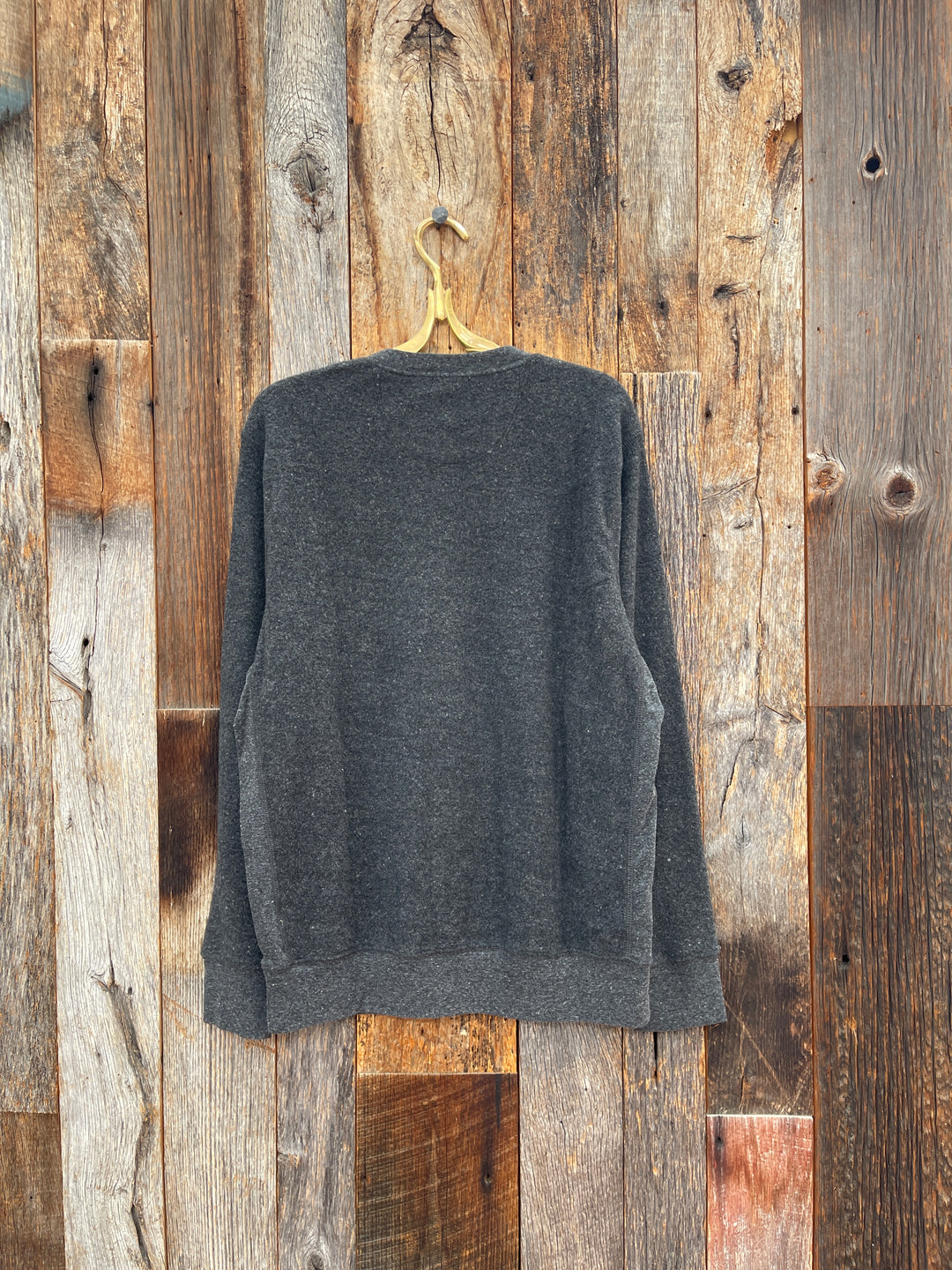 True Grit Apres Fleece Vintage Sweatshirt Charcoal