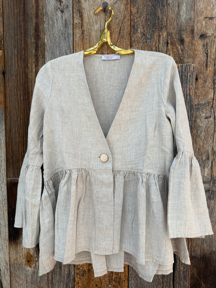 Isabella V Jenny Linen Blouse