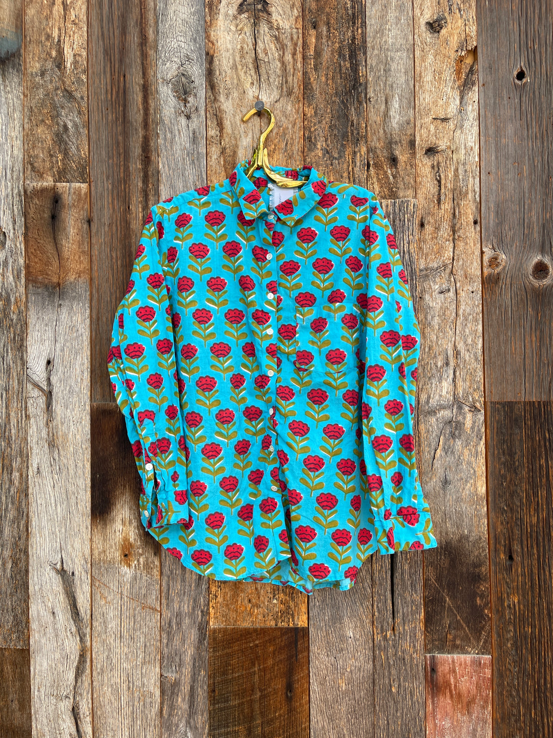 And For Good Boyfriend Shirt Carolina Tulip Teal