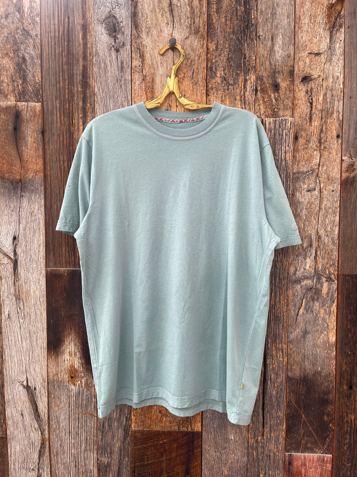 True Grit Secret Wash S/S Crew Neck Aquifer