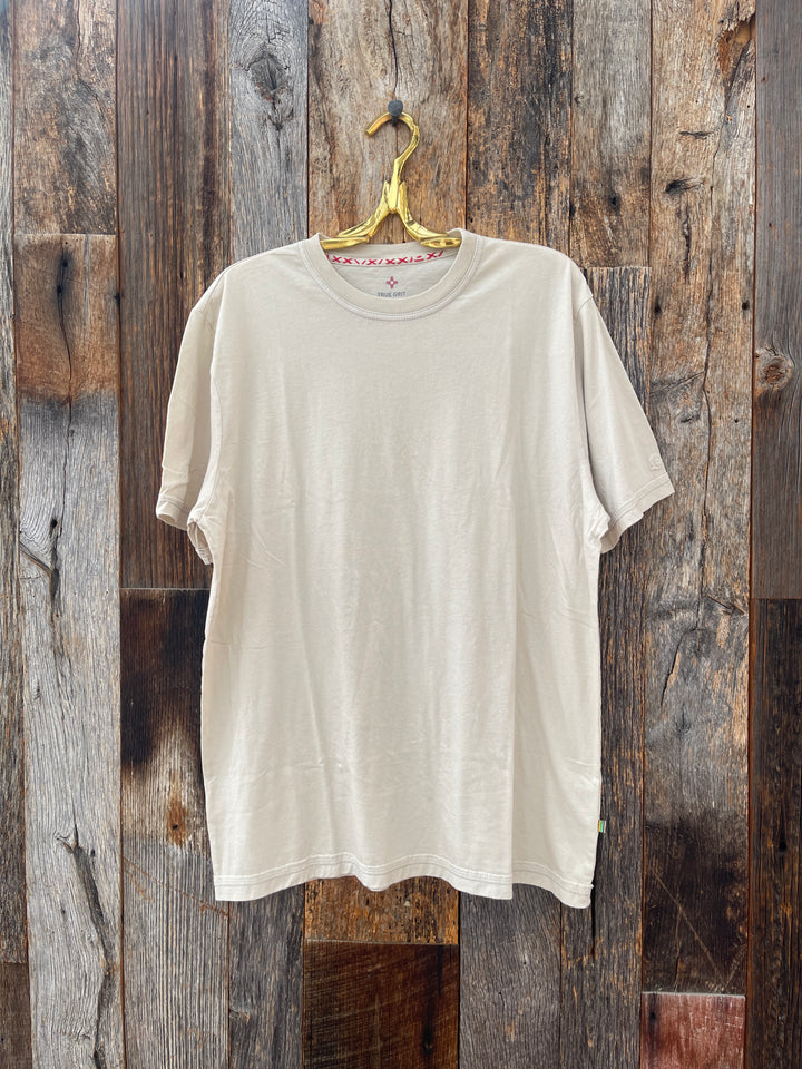 True Grit Secret Wash S/S Crew Neck Smoke