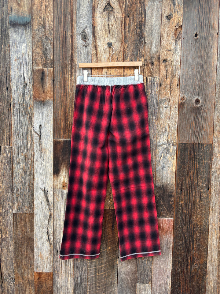 True Grit Alpine Flannel Pant Red/Black