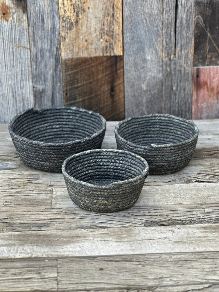 Homart Gideon Low Round Bowl Medium Black