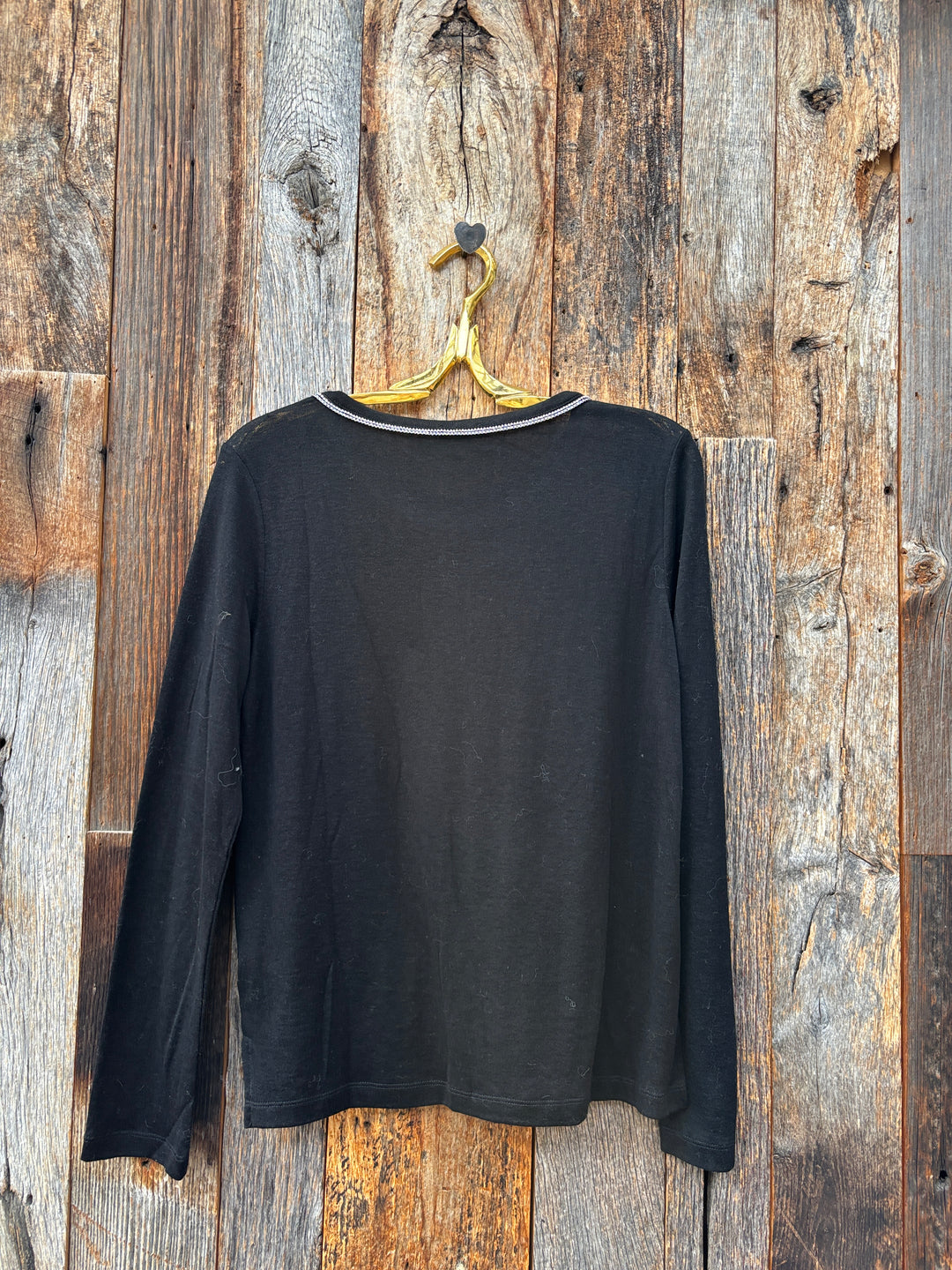 Dylan L/S Harlow Crew Black