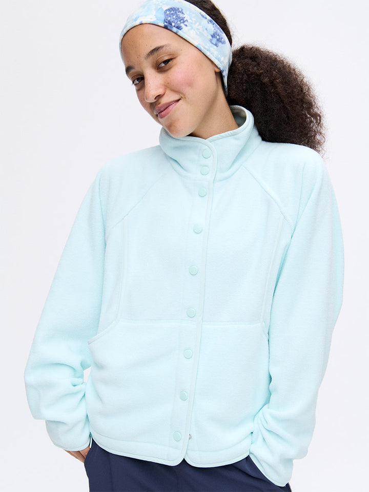 Outdoor Voices RecFleece Snap Jacket Moonstone