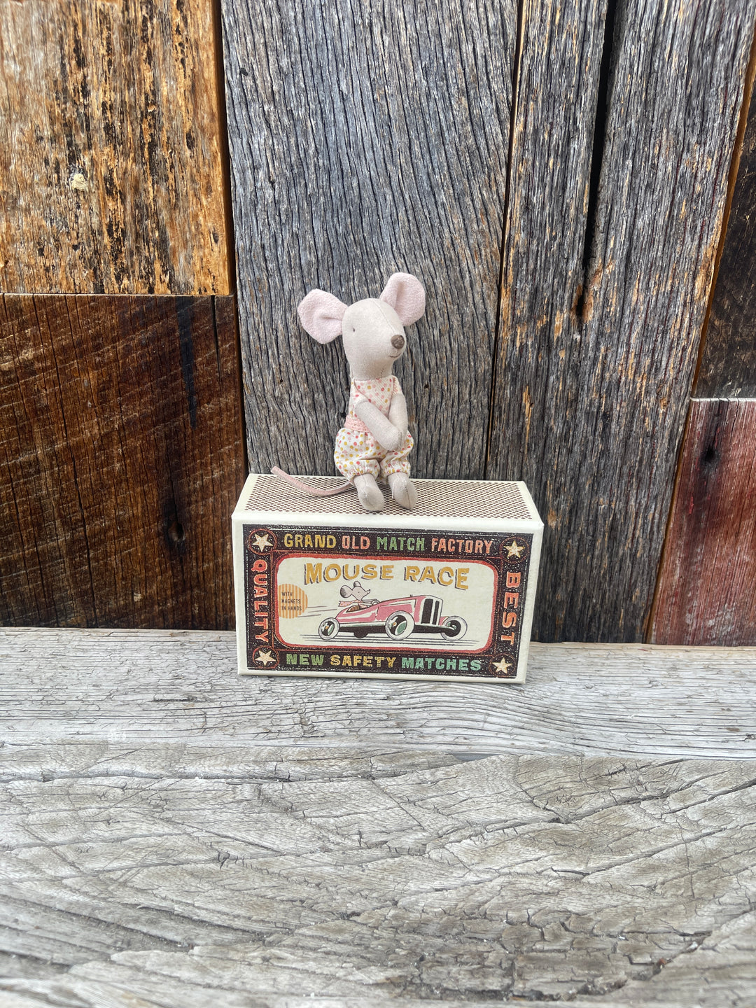 Maileg Little Sister Mouse in Matchbox 17-4100-00