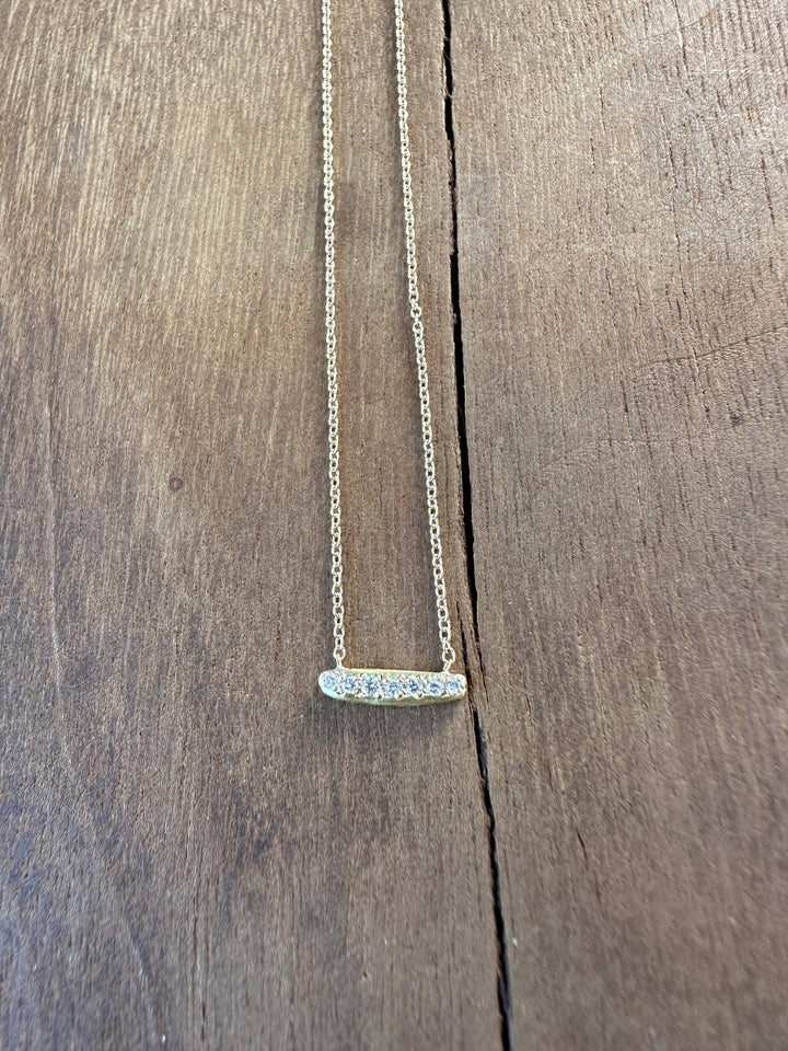 Aili Aurora Necklace White Dia 18K